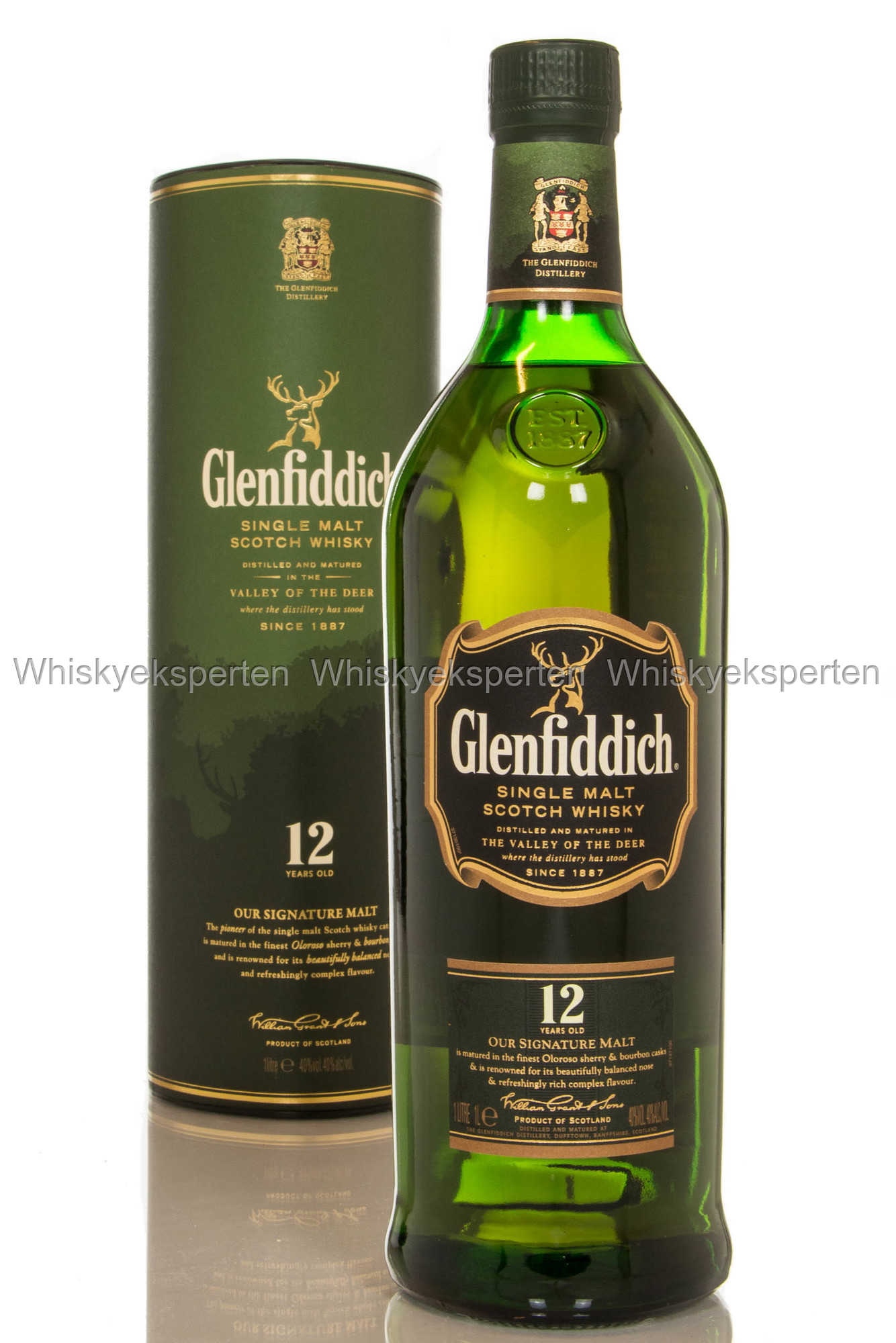 Glenfiddich 12 År 1 Liter Skotsk Single Malt Whisky