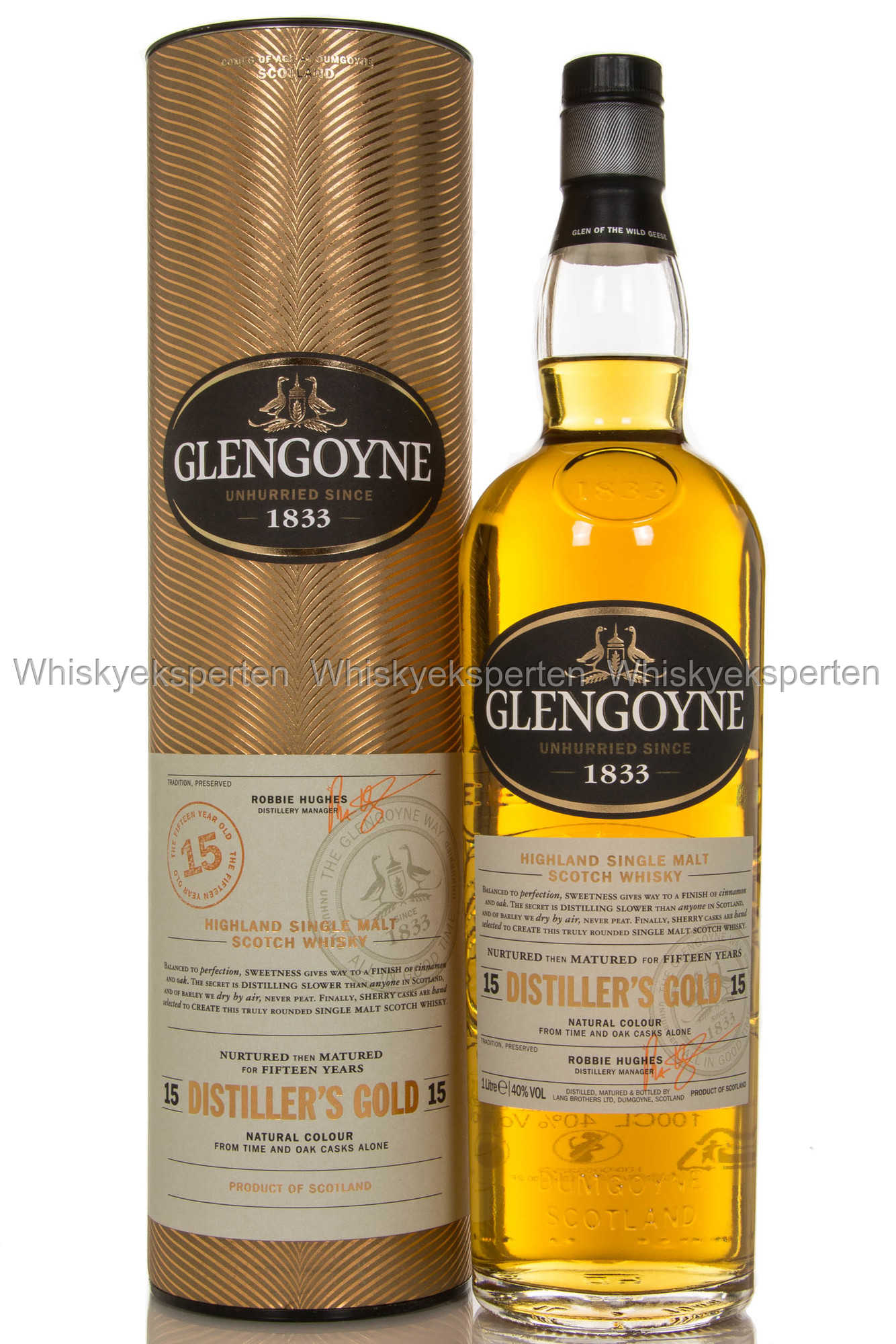 Glengoyne 15 År Distiller's Gold 1 Liter Skotsk Single Malt Whisky