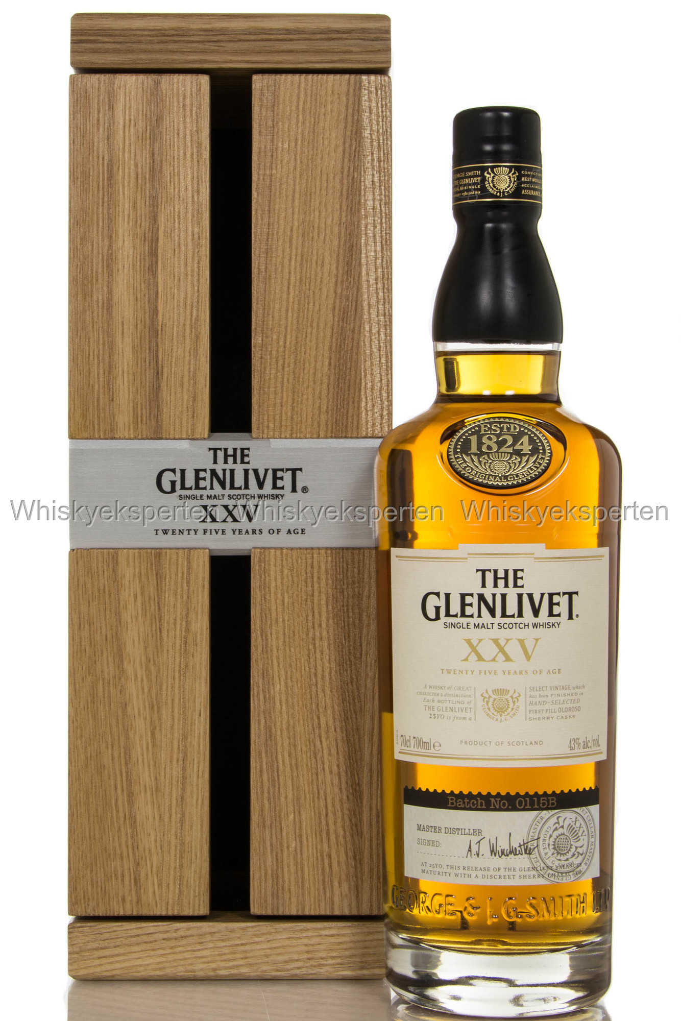 Glenlivet 25 År XXV Skotsk Single Malt Whisky