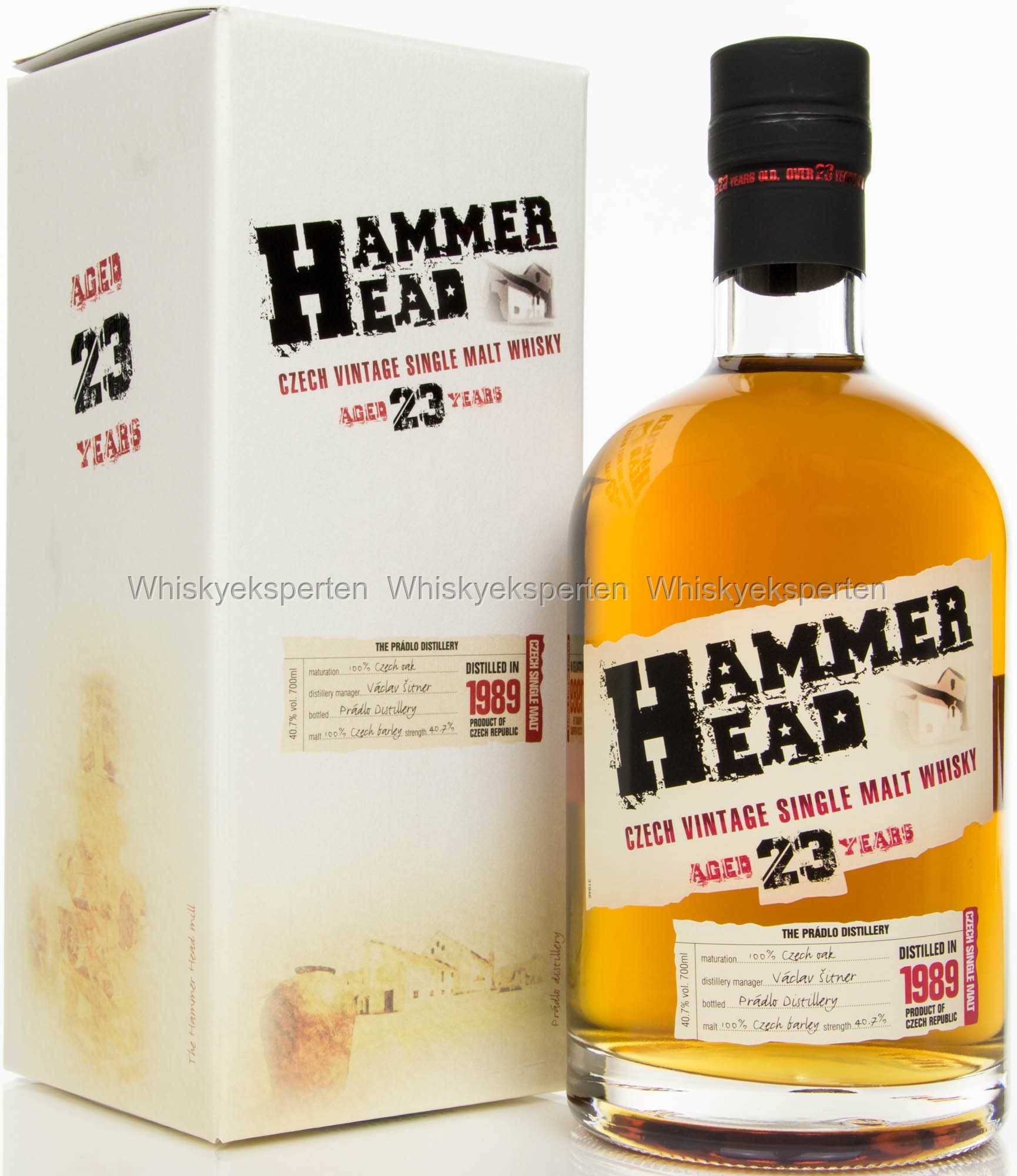 Hammerhead 23 År Czech Single Malt Whisky