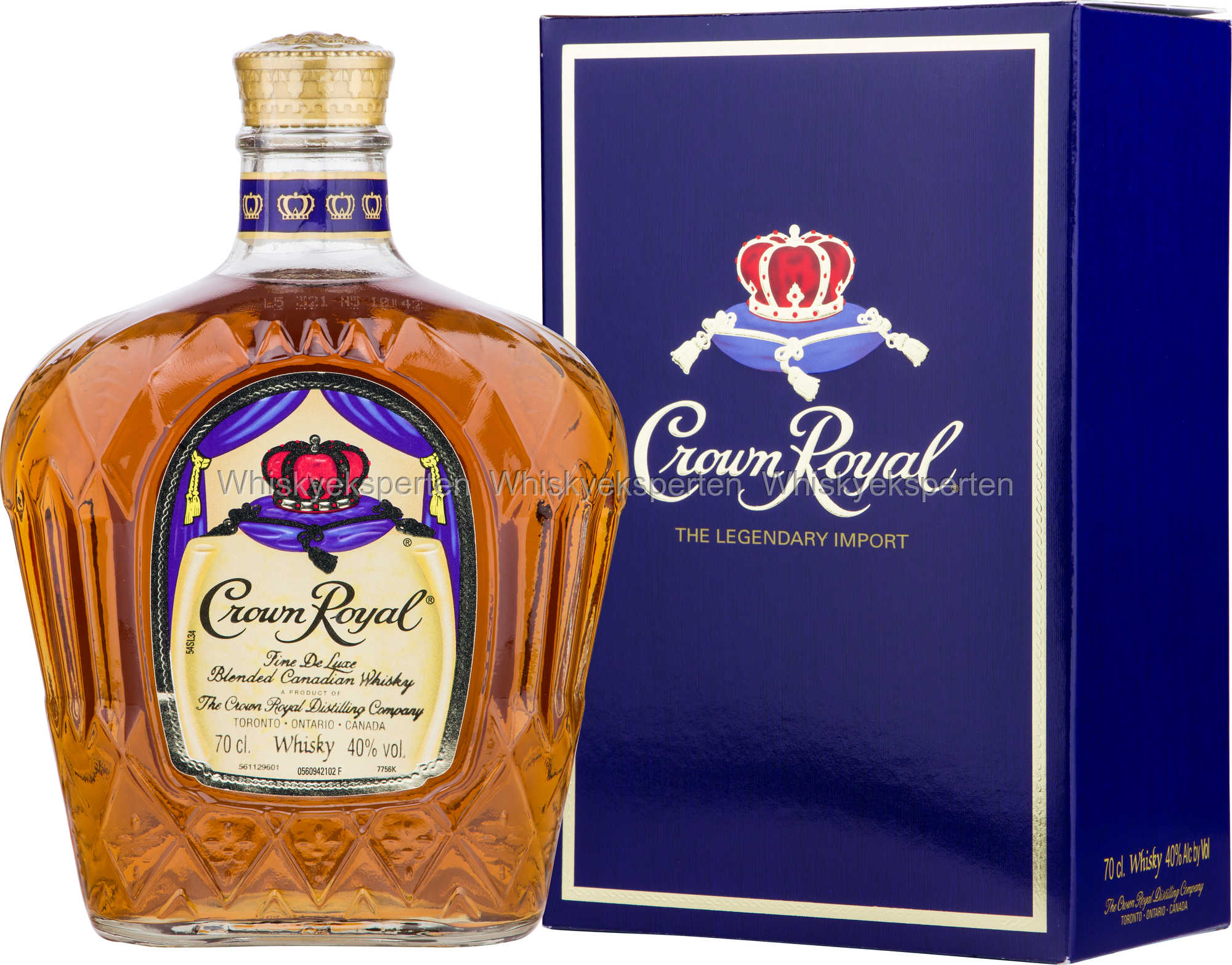 Crown Royal Canadisk Whisky.