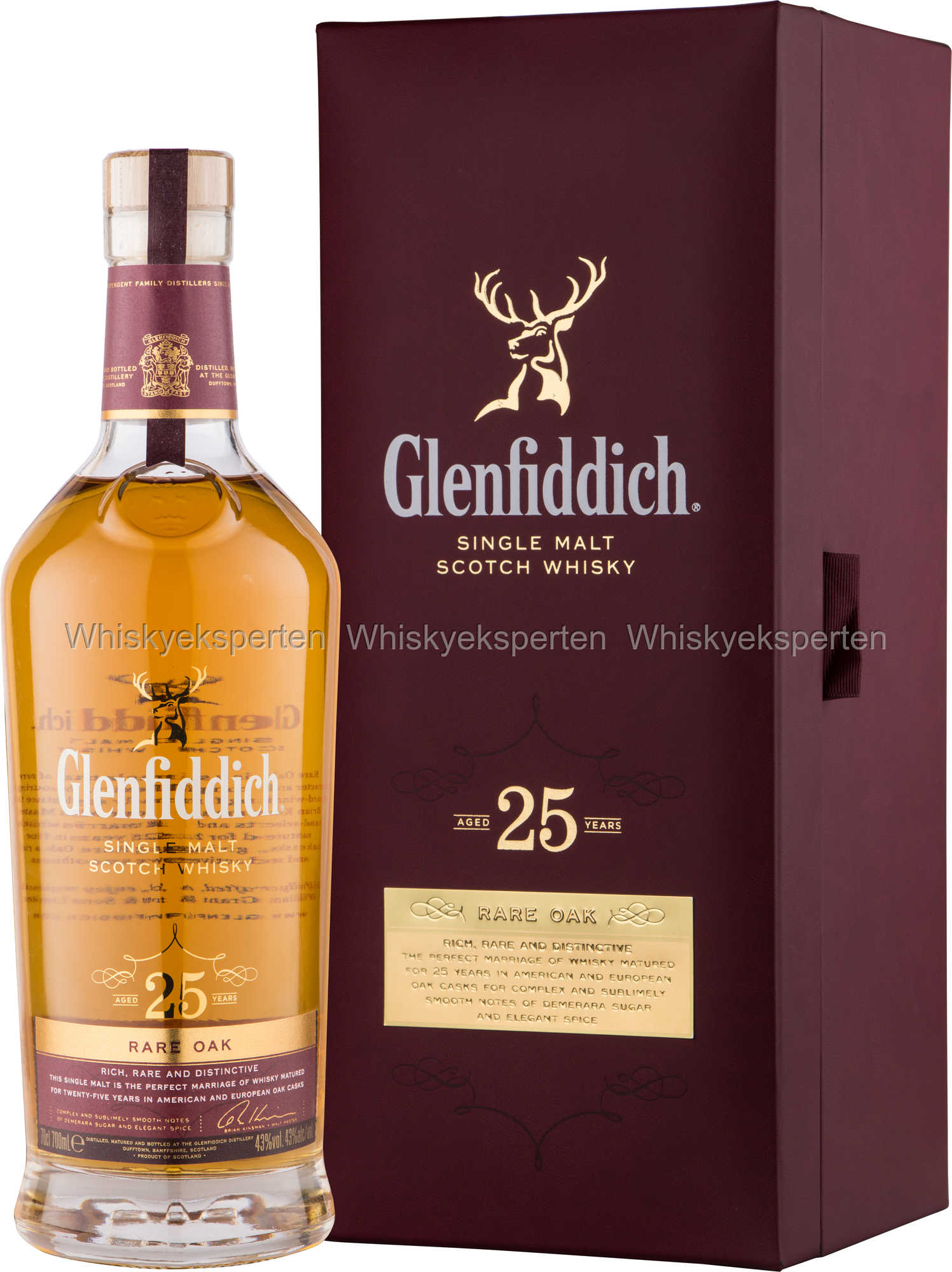 Glenfiddich Rare Oak 25 År Whisky
