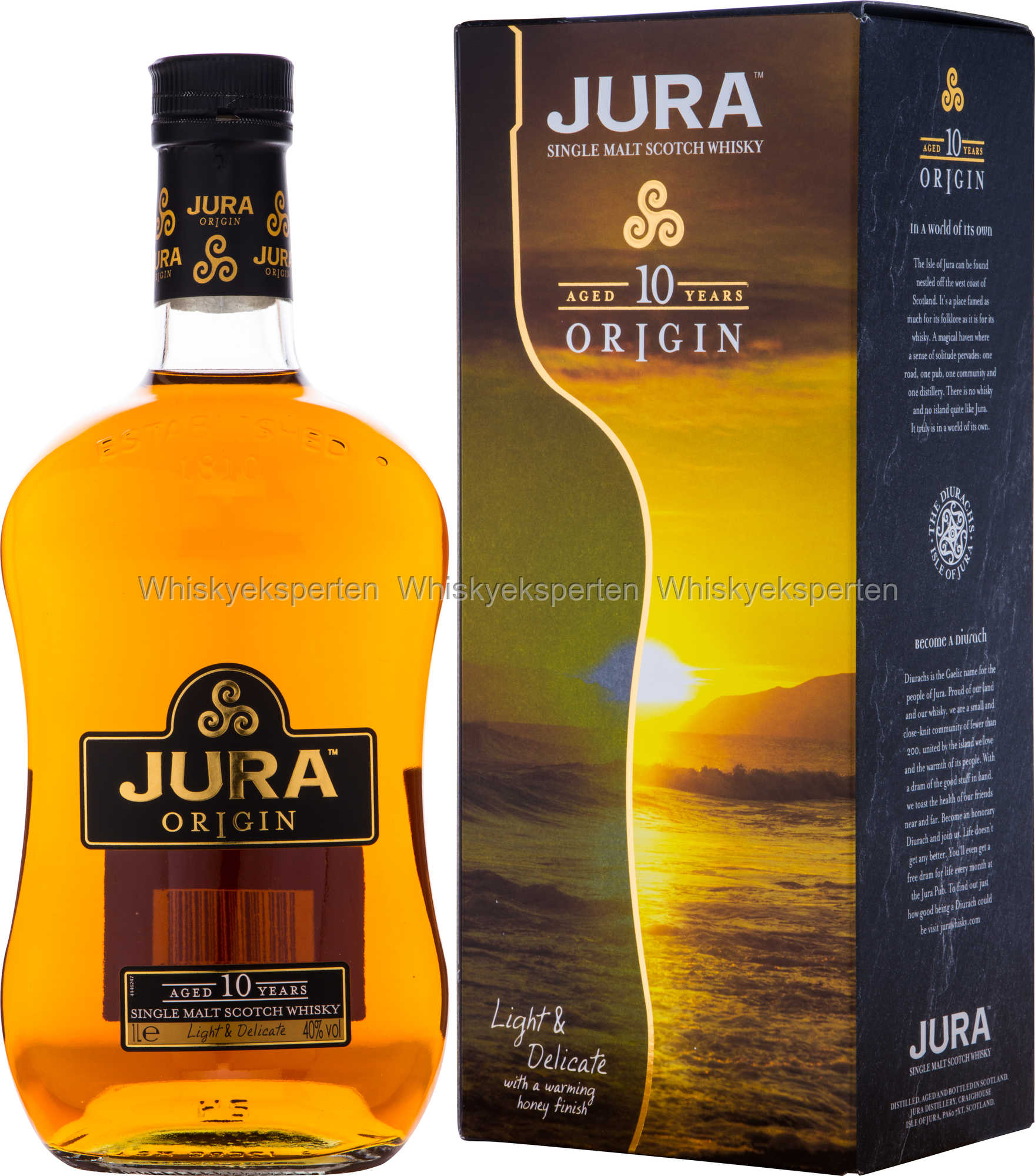 Isle of Jura 10 År Origin Whisky (1 Liter)