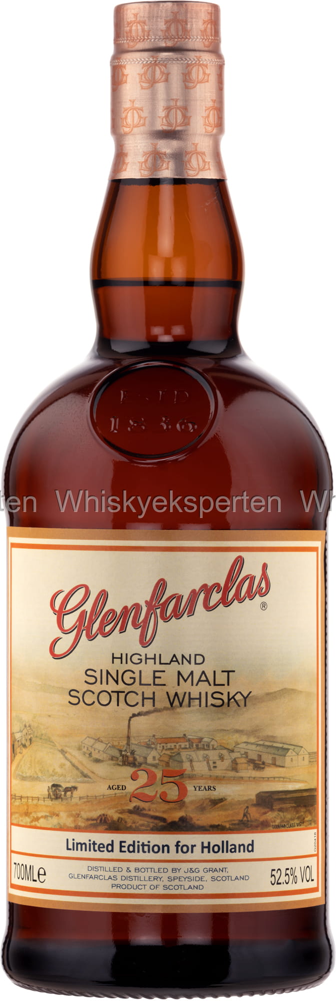 Glenfarclas 25 År Whisky Limited Edition for Holland