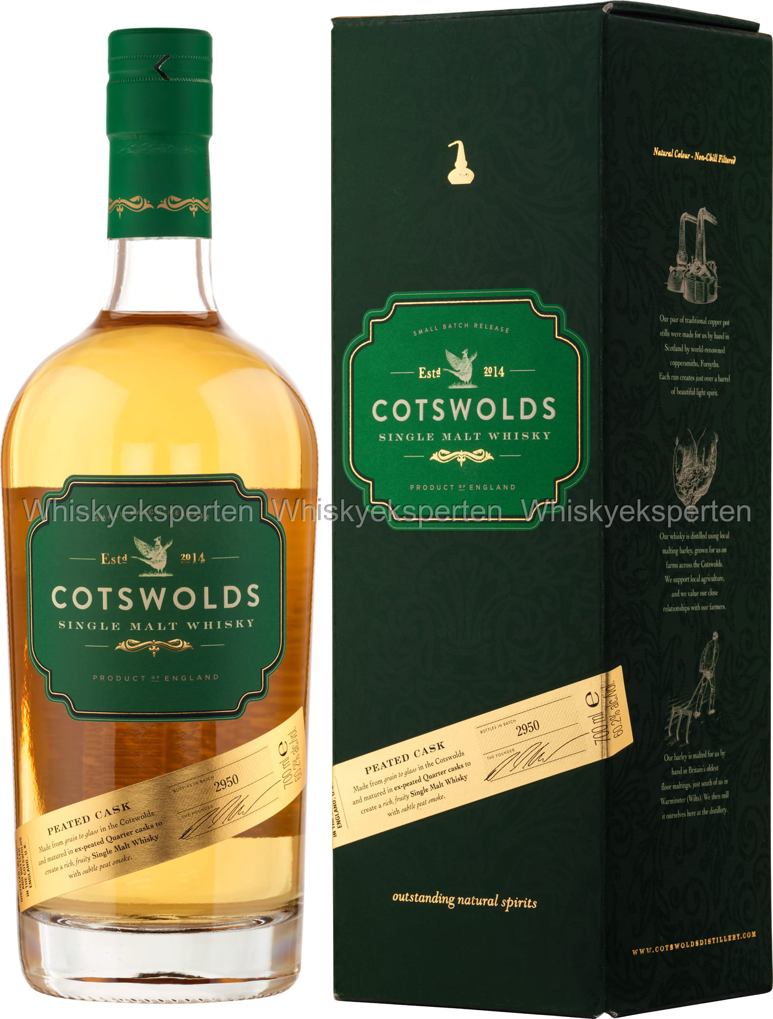 Cotswolds Peated Cask Strength Single Malt Whisky