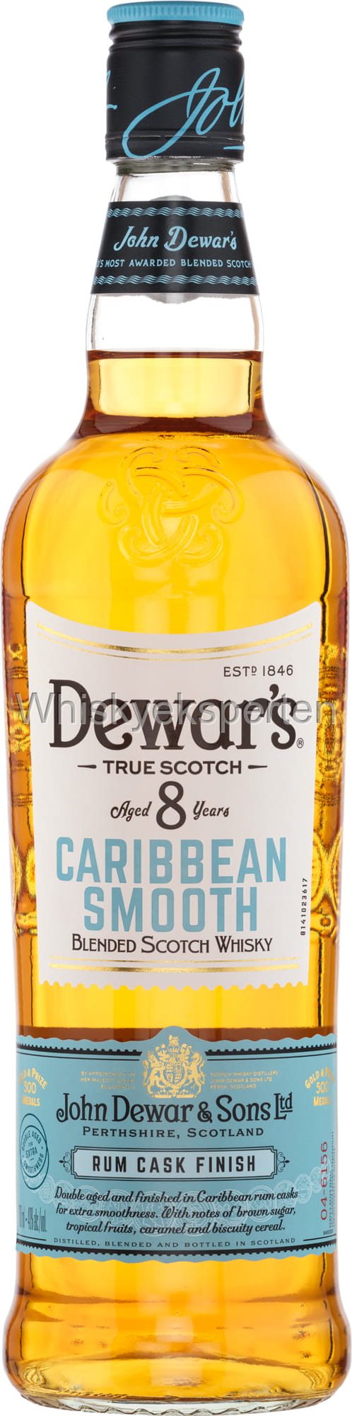 Dewar's 8 År Caribbean Smooth Whisky
